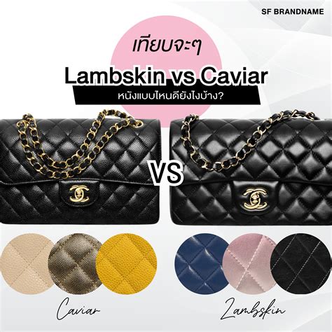 lambskin vs Chanel leather